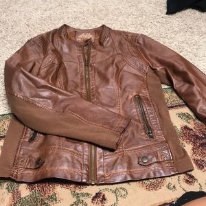 Faux Leather Jacket